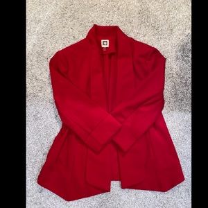 Anne Klein Red Work Blazer